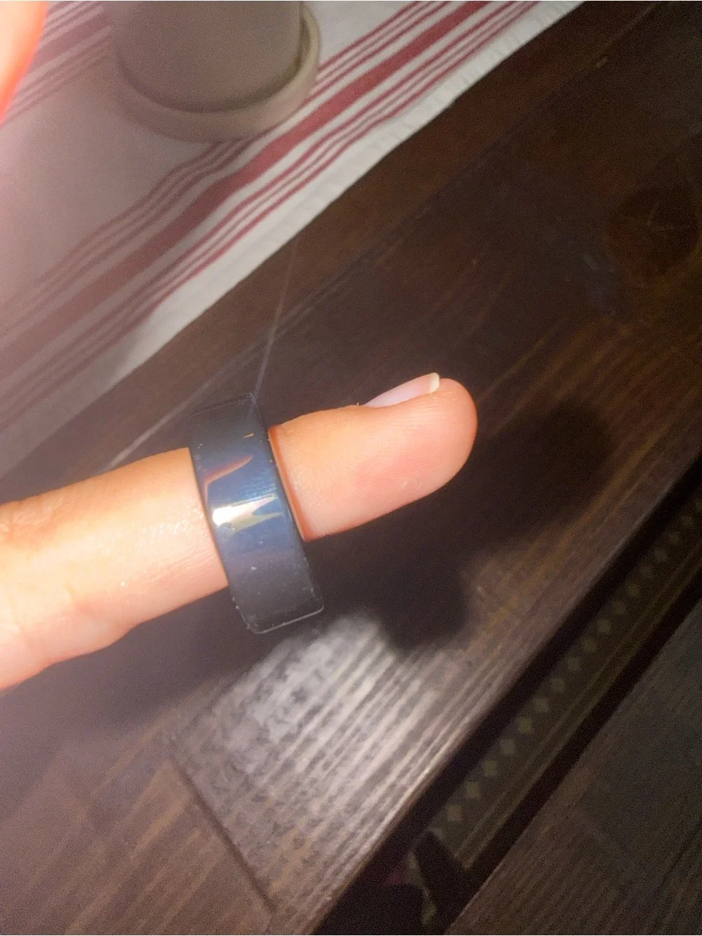 Black Gen 3 Oura Ring Size 8